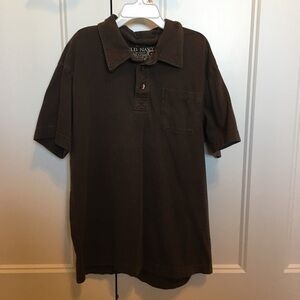 Boys size medium Brown  Old Navy polo shirt